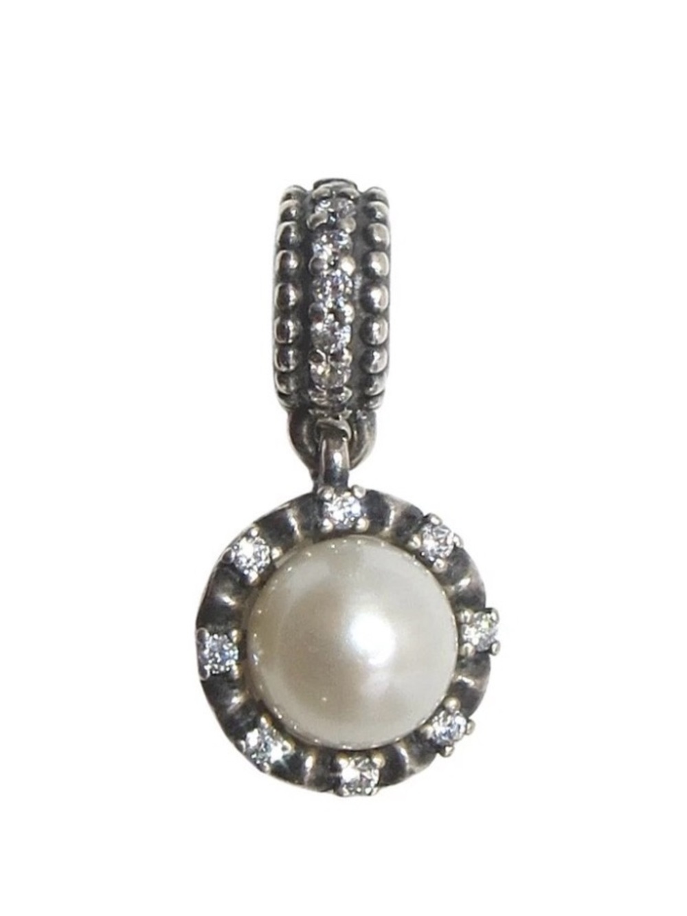 Authentic Pandora Pearl Dangle Charm